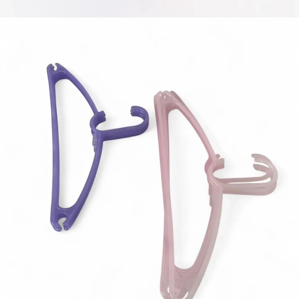 Set of Purple and Pink Hangers